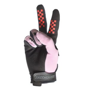 Fasthouse Women's Speed Style Karma Motocross Gloves Pink Diamond/Black - Image 2