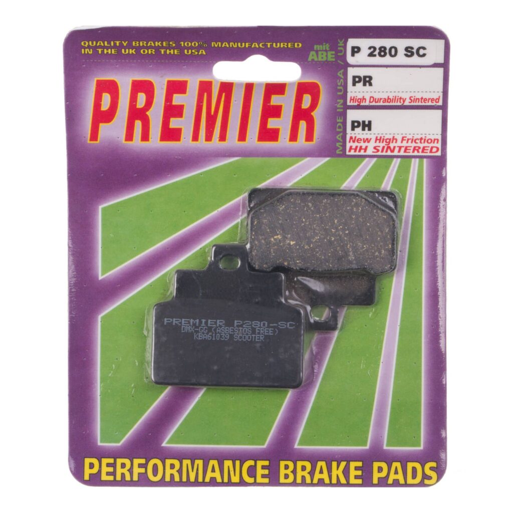 PREMIER BRAKE PADS P280 - APR