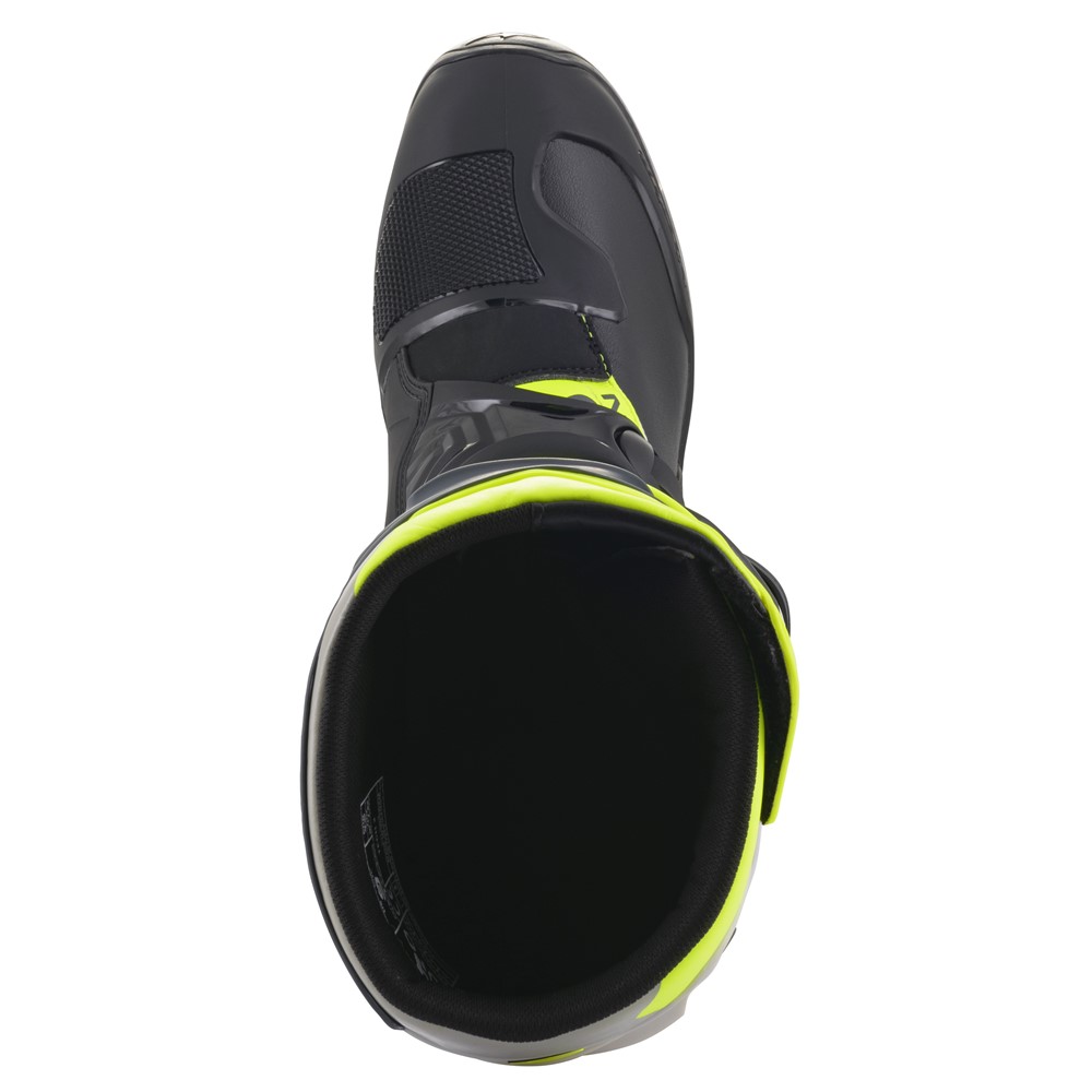 Alpinestars Tech-3 Motocross Boots Black/Cool Grey/Yellow Fluro