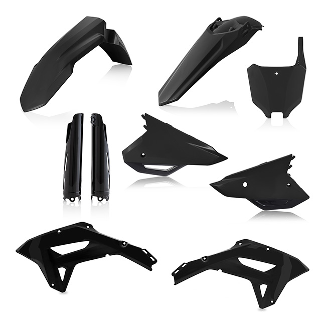 ! Full plastic kit CRF450RX 2021-23 250RX 22 Black Acerbis []
