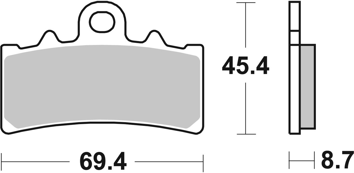 SBS 877HS Front Brake Pads - Image 1