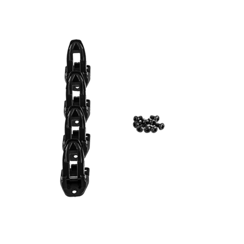 ONEAL 15-20 RIDER BOOT BUCKLE KIT BLK - (JNR AND ADULT)