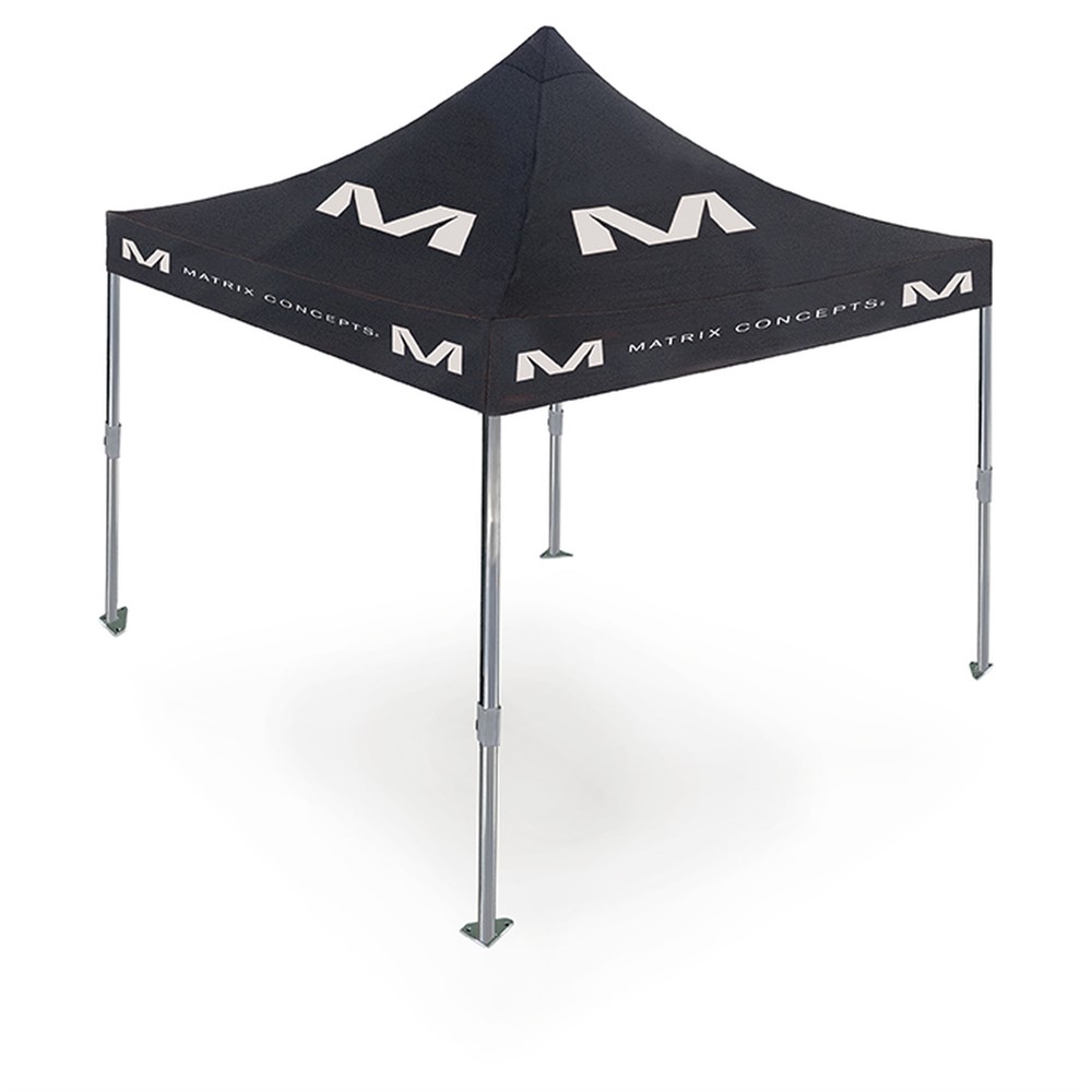 Aluminium Pop-Up Tent Complete Black