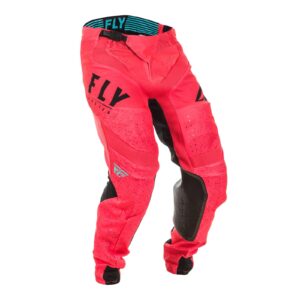 Motocross pants Fly Lite Hydrogen Limited Edition Coral/Black/Blue - Image 2