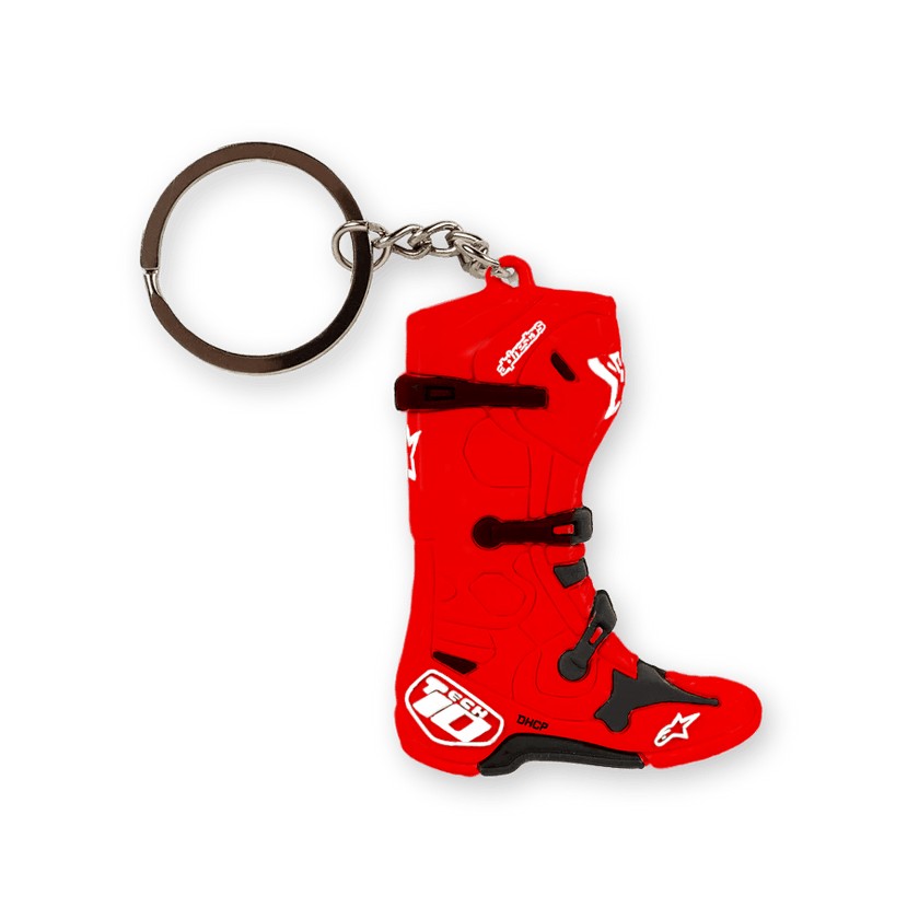 Alpinestars New Tech 10 Boot Key Fob Red