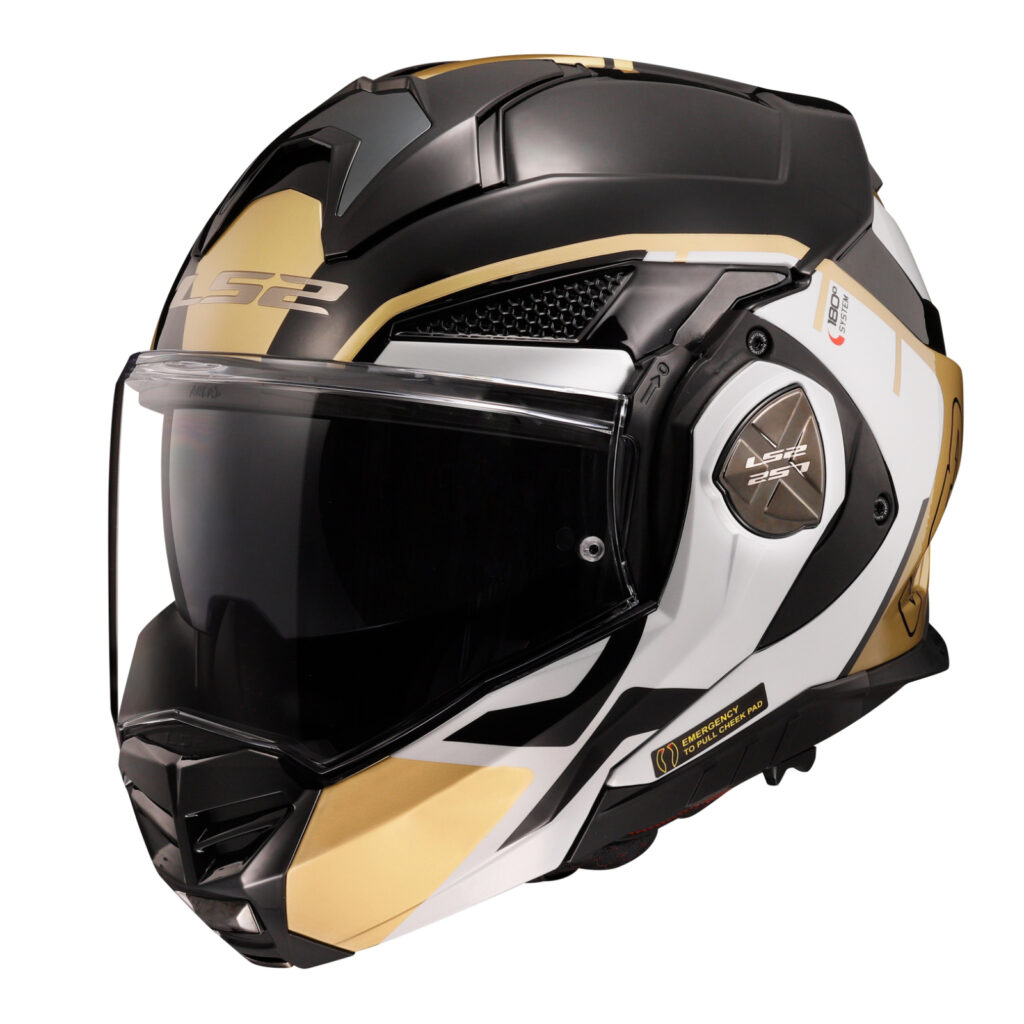 LS2 FF901 Advant X Metryk Flip Front Helmet Black Sand