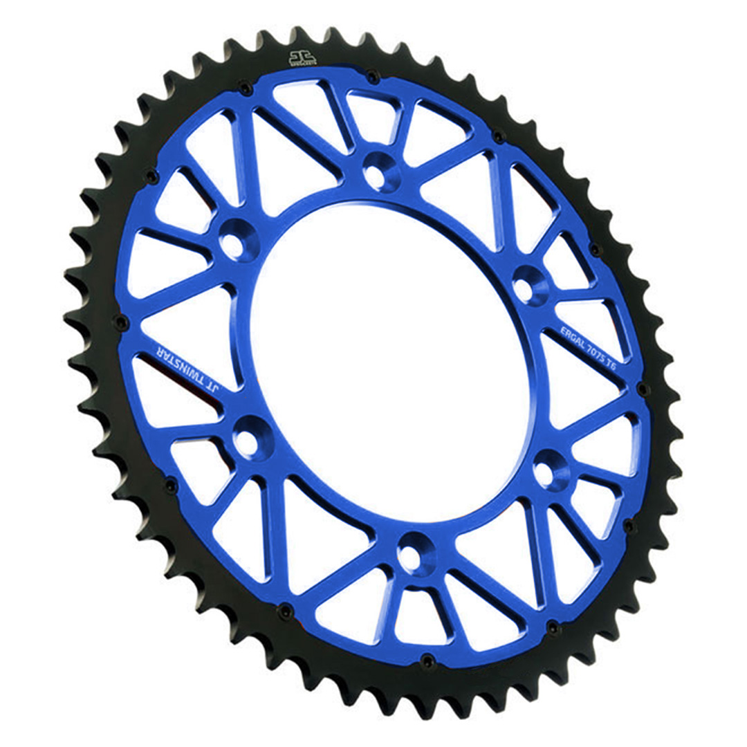 JT Sprockets TwinStar Rear Sprocket T49 Blue - Image 1