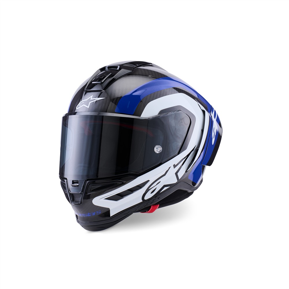 Alpinestars Supertech R10 Helmet Arius Black/White/Blue Gloss