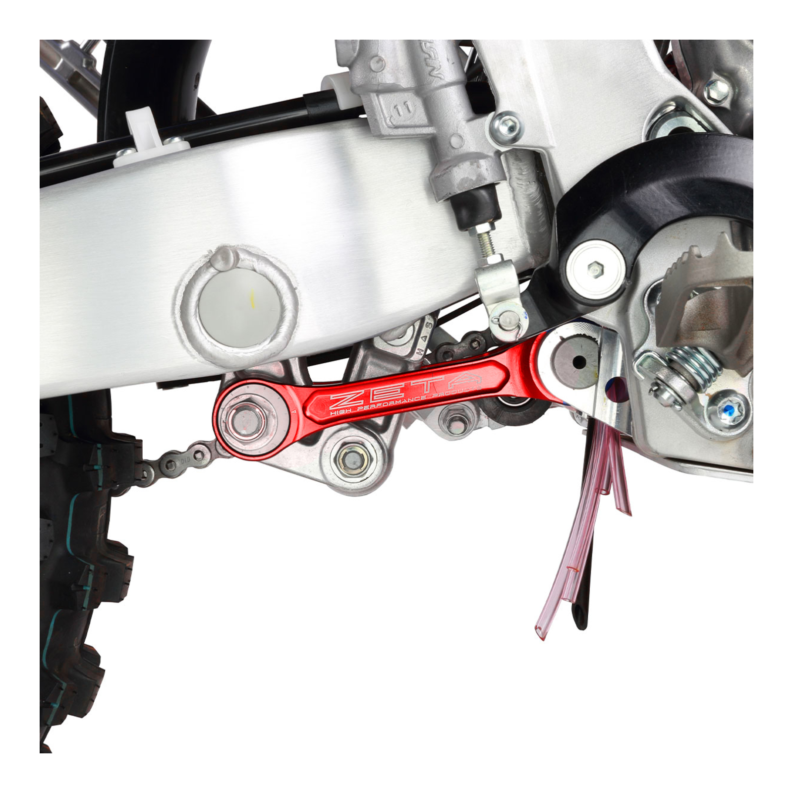 Zeta RSL Adjustable Lowering Link - Assorted Honda CRF Models - Red - Image 9