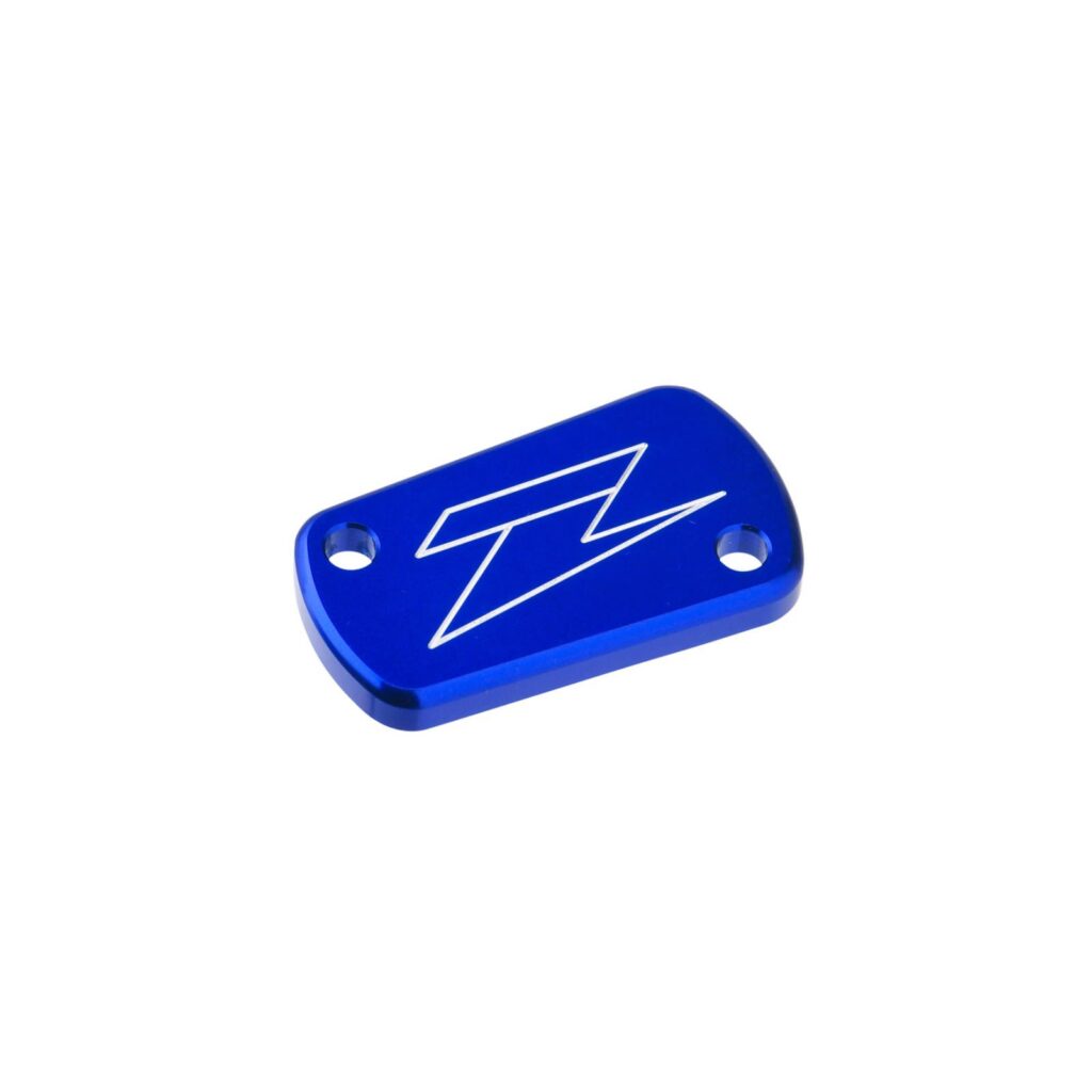 ZETA R-BRAKE RESERVOIR COVER SUZ RM/RMZ, KAW KX/KXF BLUE
