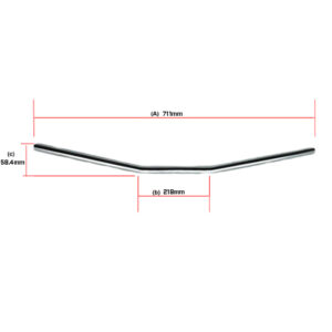 Crusier Flat Handle Bars 7/8 art 23-10032 - Image 1