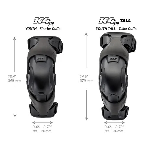 Pod K4 2.0 Tall Knee Brace Pair