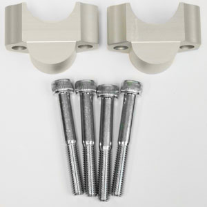 Bar Raisers 25mm 28.6 silver fat to fat silver Tech7 riser
