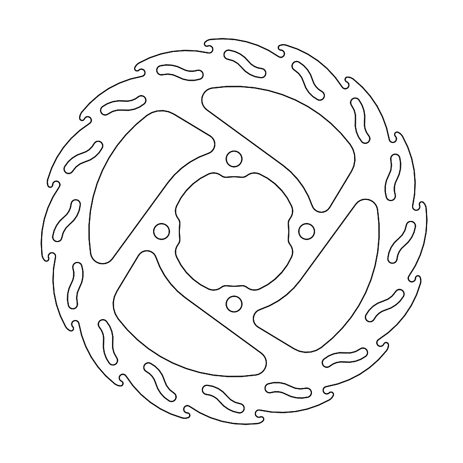 BRAKE ROTOR MOTO MASTER FLAME REAR GASGAS MC65 2021 HUSQVARNA TC65 17-21 KTM 65SX 04-21