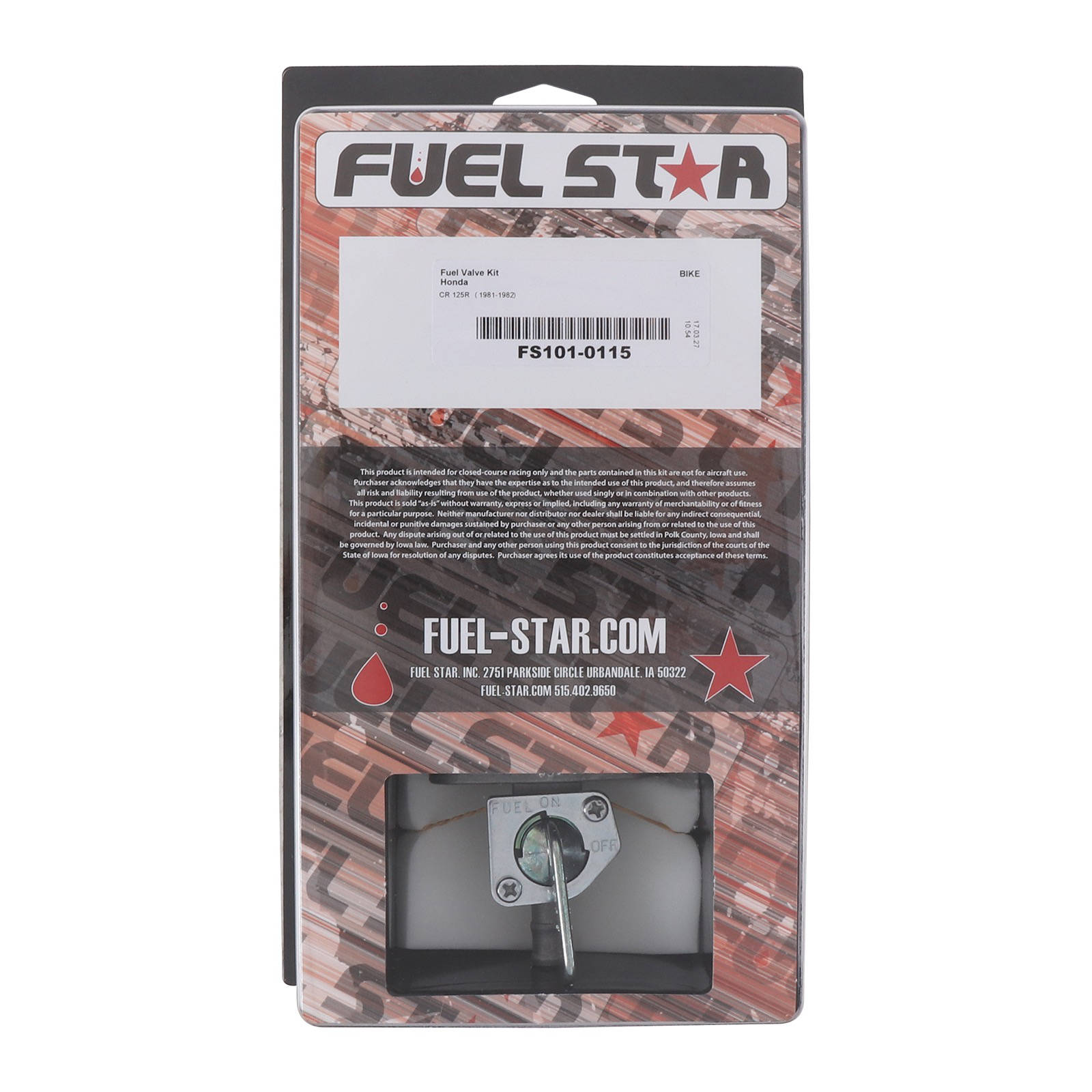 All Balls Racing Fuel Tap Kit (FS101-0115) - Image 1