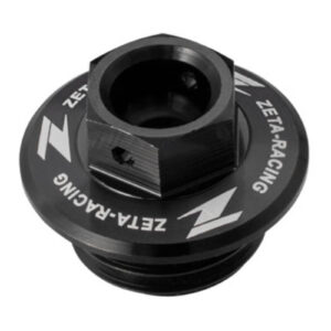 Zeta Oil Filler Plug Honda CR/CRF, Yamaha YZ/YZF/WRF, Kawasaki KLX - Black - Image 3