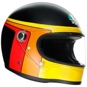 AGV X3000 Road Helmet Gasoline Matte Black/Orange - Image 1