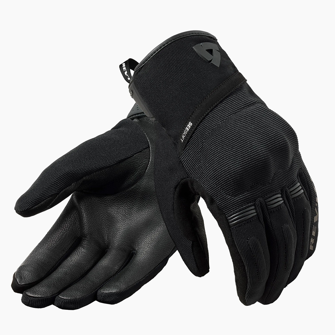 REV'IT! Mosca 2 H20 Road Gloves Black - Image 1
