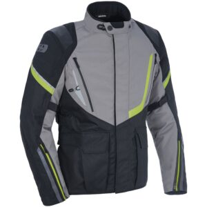 Adventure Jacket Oxford Montreal 4.0 Dry 2 Dry Black/Grey/Yellow - Image 1
