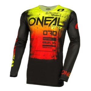 Oneal Mayhem Scarz Motocross jeresy Black/Red - Image 1