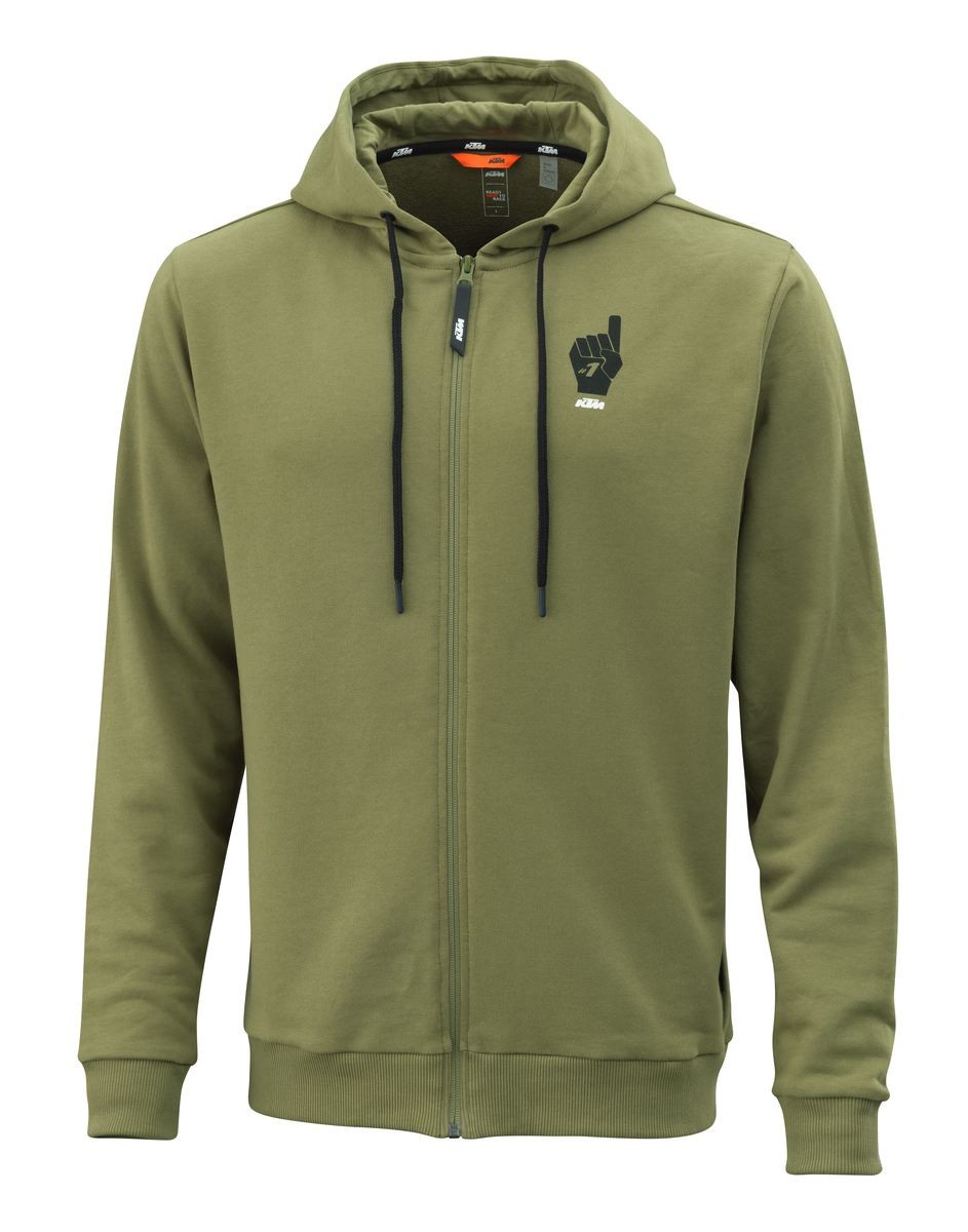 KTM MX Hoodie Green - Image 1