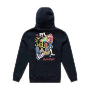 Troy Lee Designs Heritage Pullover Hoodie Black - Image 2