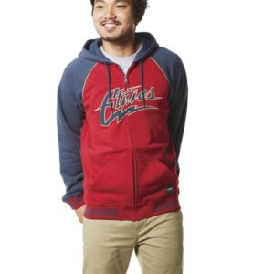 THUNDEROUS ZIP FLEECE [RED/NAVY] - Image 1