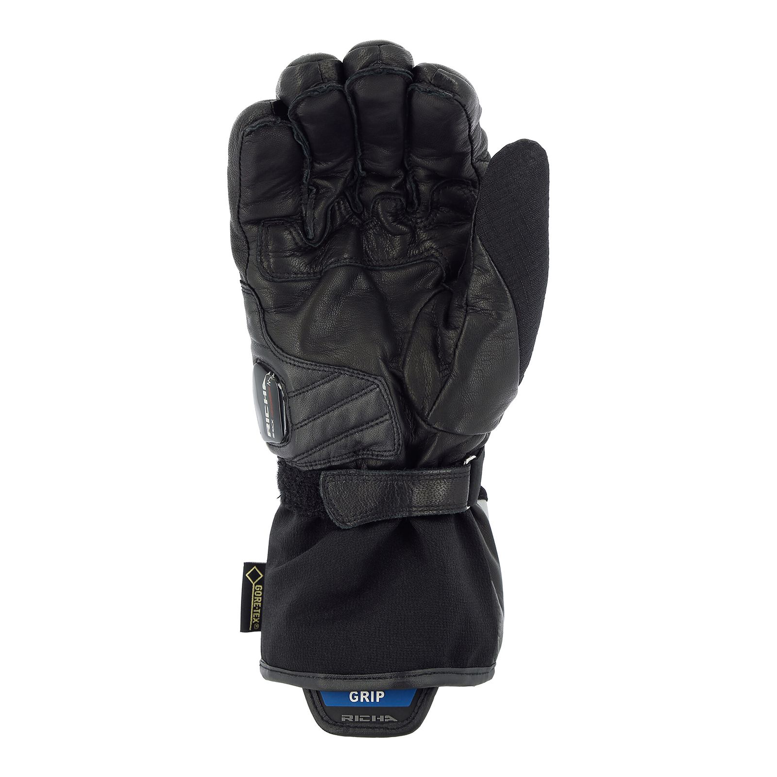 Road Gloves RICHA Level 2 in 1 Gore Tex Black - Image 2