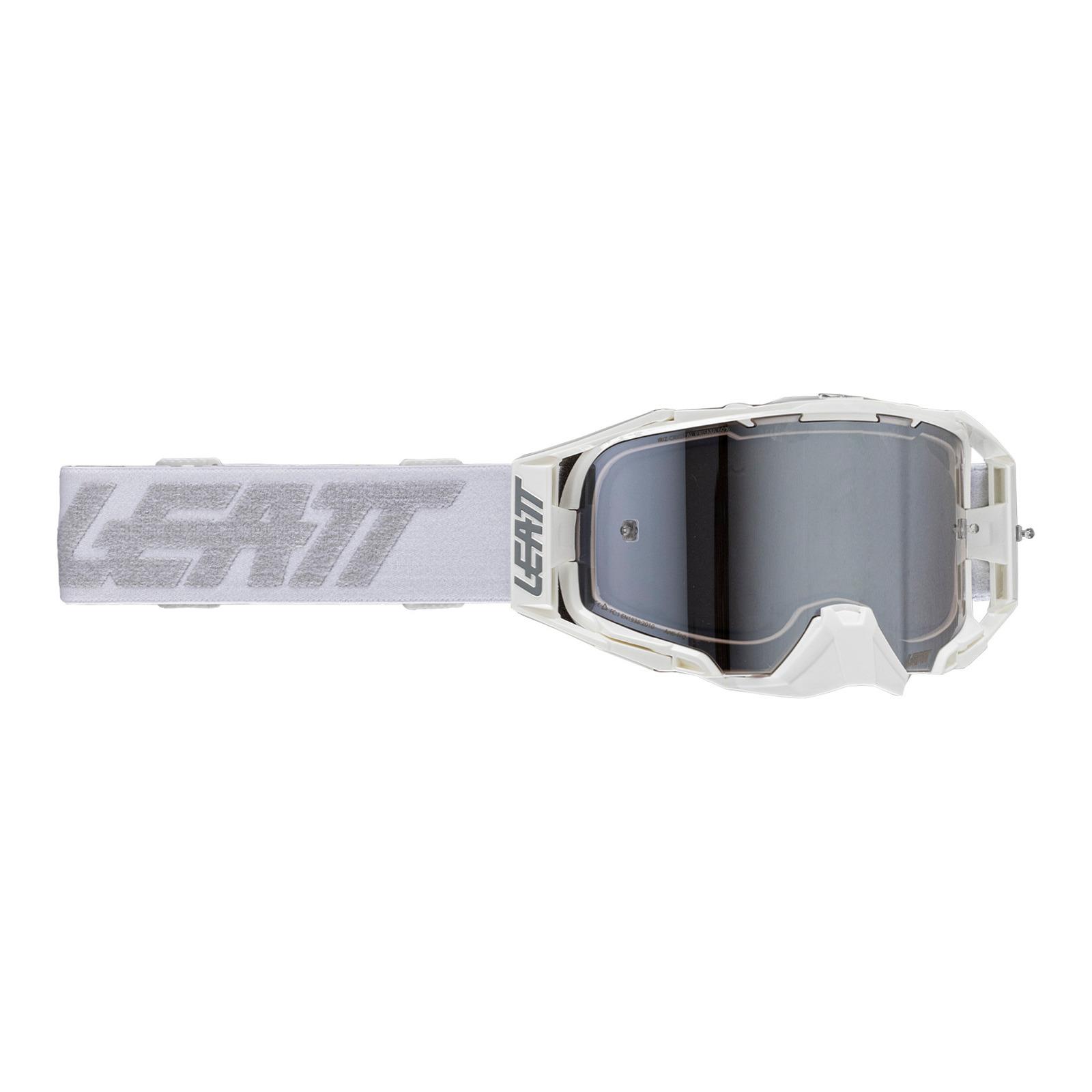 Leatt 6.5 Velocity Motocross Goggle Cryztal Iriz White Prisma 60 VLT - Image 1