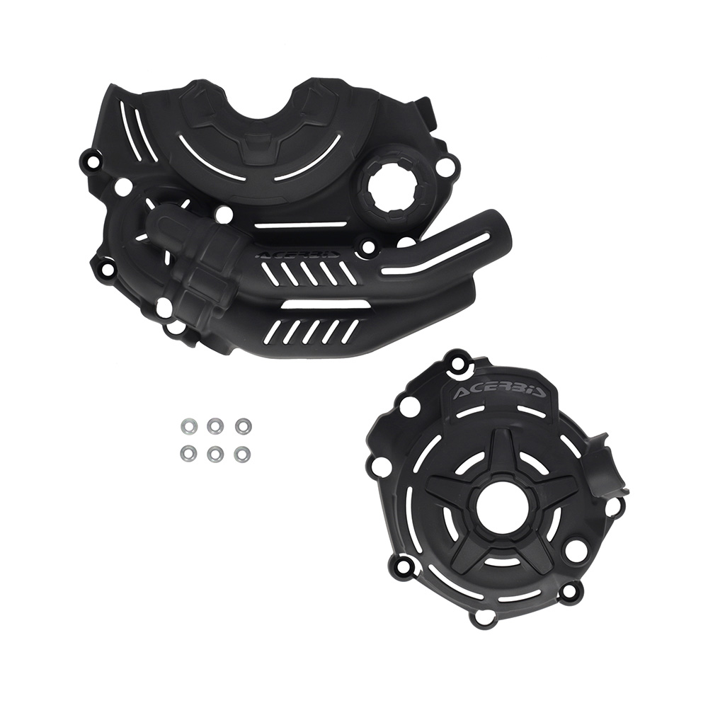 Acerbis X-Power Engine Case Cover Kit Black Tenere 700