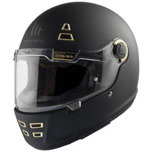 MT Jarama Road Helmet Matte Black - Image 2
