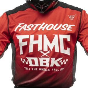 Fasthouse Grindhouse Twitch Motocross Jersey Red/Black - Image 3