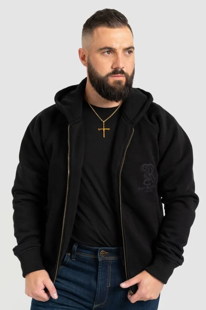 Resurgence Motorcycle Hoodie Black