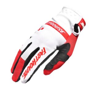 Fasthouse Speed Style Mod Motocross Glove Red/White - Image 3