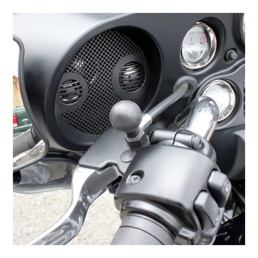 Ram Tough-Ball Mirror Base For Harley-Davidson Motorcycles