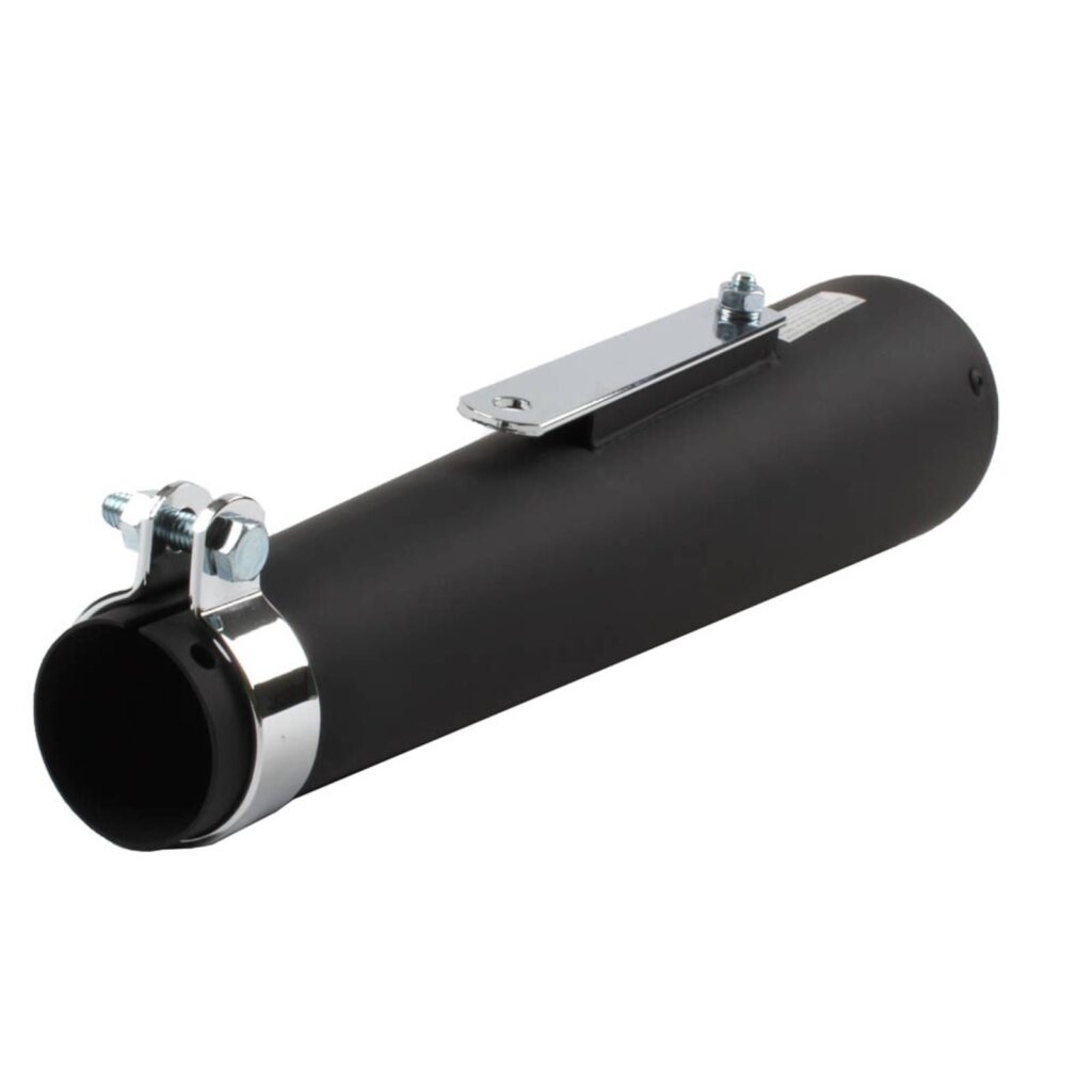 WHITES MUFFLER SHORTY MEGAPHONE REVERSE CONE BLK