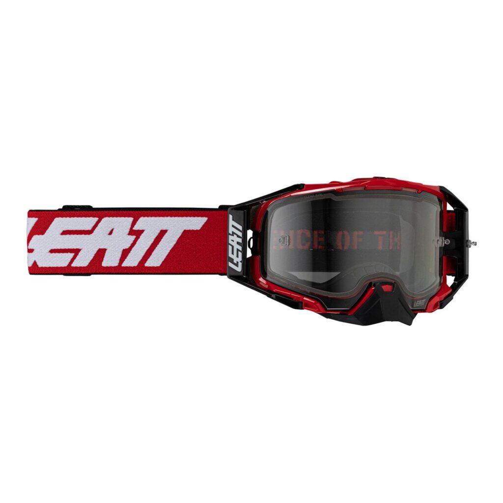 Leatt 6.5 Velocity Motocross Goggle Red Clear 83 VLT