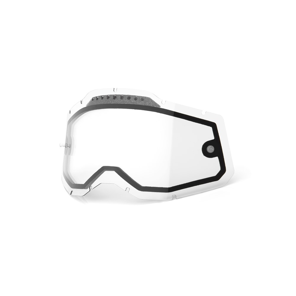 100% Racecraft 2/Accuri 2/Strata 2 Dual Vented Lens - Clear