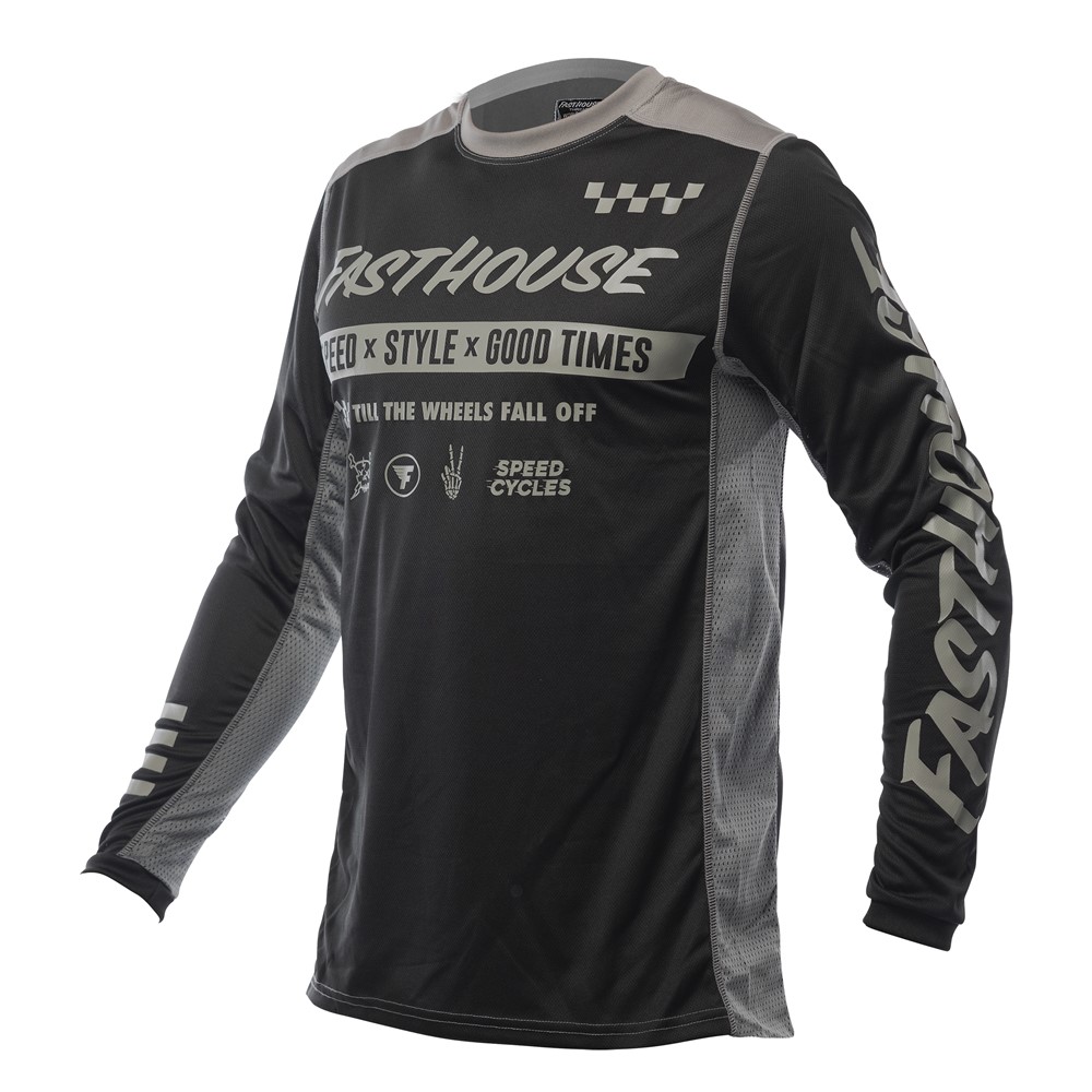 Fasthouse Grindhouse Domingo Motocross Jersey Black