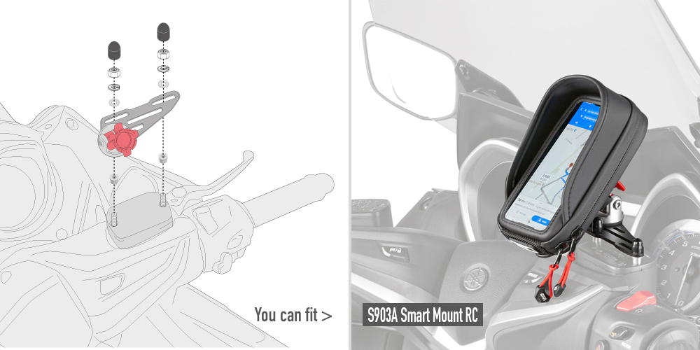 TOP BOX KIT NEEDS PLATE HONDA CRF 1000L AFRICA TWIN '18-'19