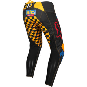 Motocross Pants Fox 180 CZAR Black/Yellow - Image 2