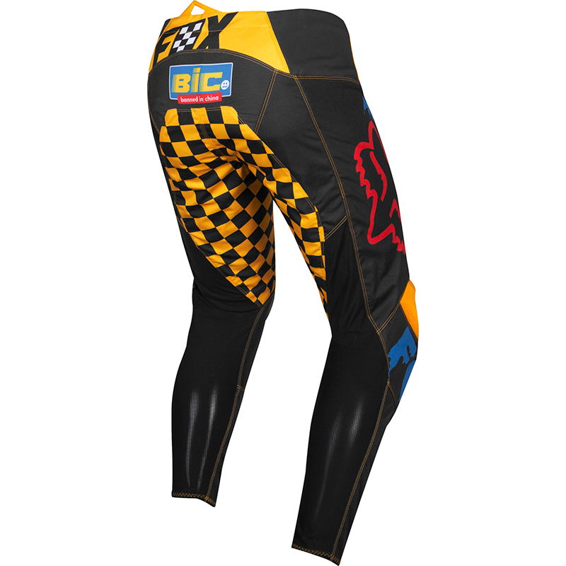 Motocross Pants Fox 180 CZAR Black/Yellow