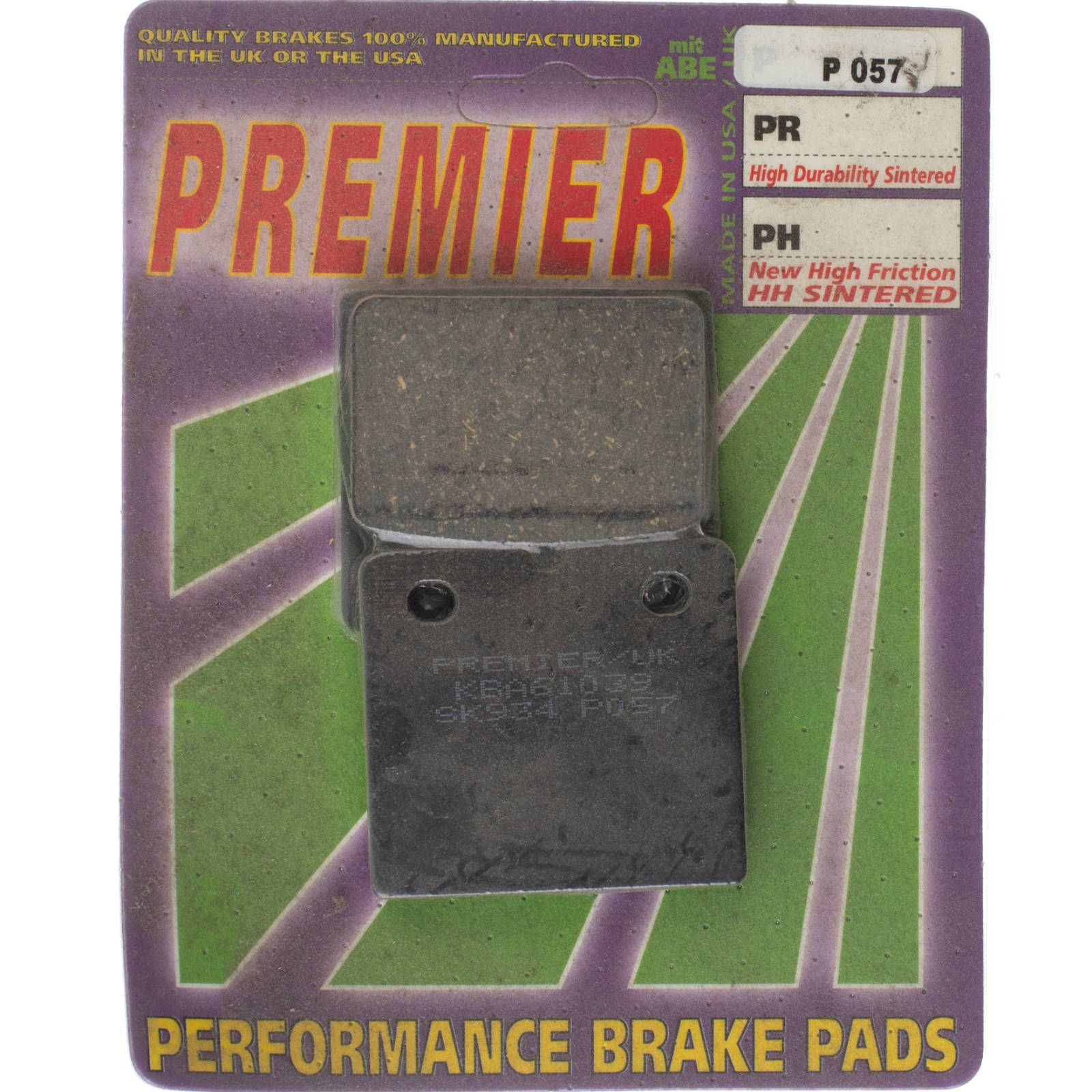 PREMIER BRAKE PADS P057 - BMW - Image 1