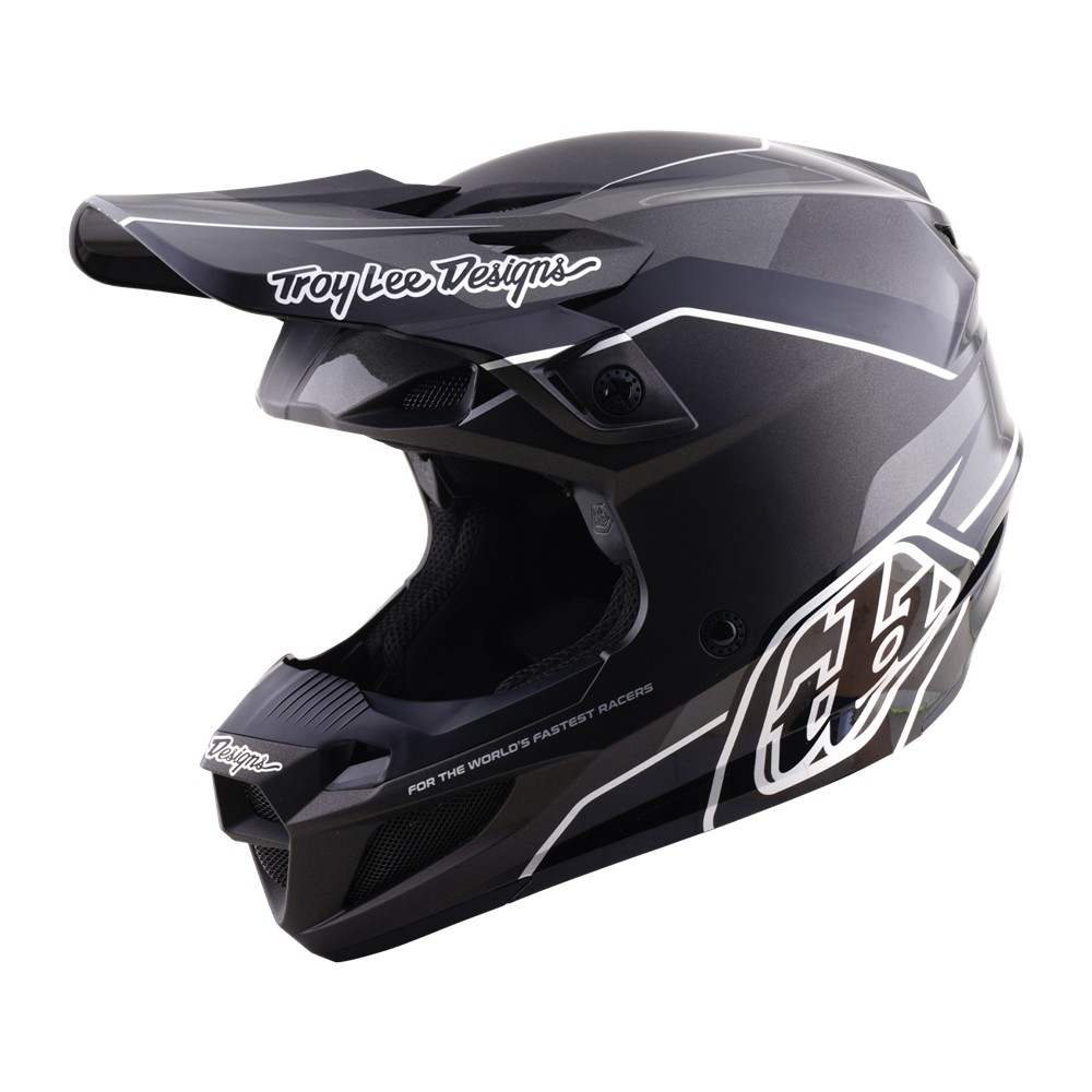 Troy Lee Designs SE5 Polycarbonate Motocross Helmet Stand Black