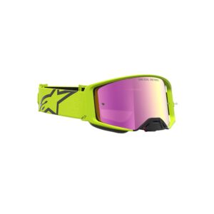 Alpinestars Supertech Vesta Motocross Goggles Yellow/Black Mirror Lens - Image 2