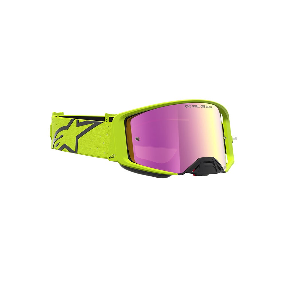 Alpinestars Supertech Vesta Motocross Goggles Yellow/Black Mirror Lens