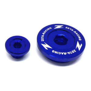 Zeta Engine Plugs Kawasaki KX250/F '11-19, KX450F '09-18 - Blue - Image 1
