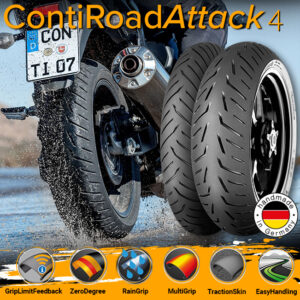 Continental Road Attack 4 Sports (Radial) 120/70-17 Front Tyre - Image 3