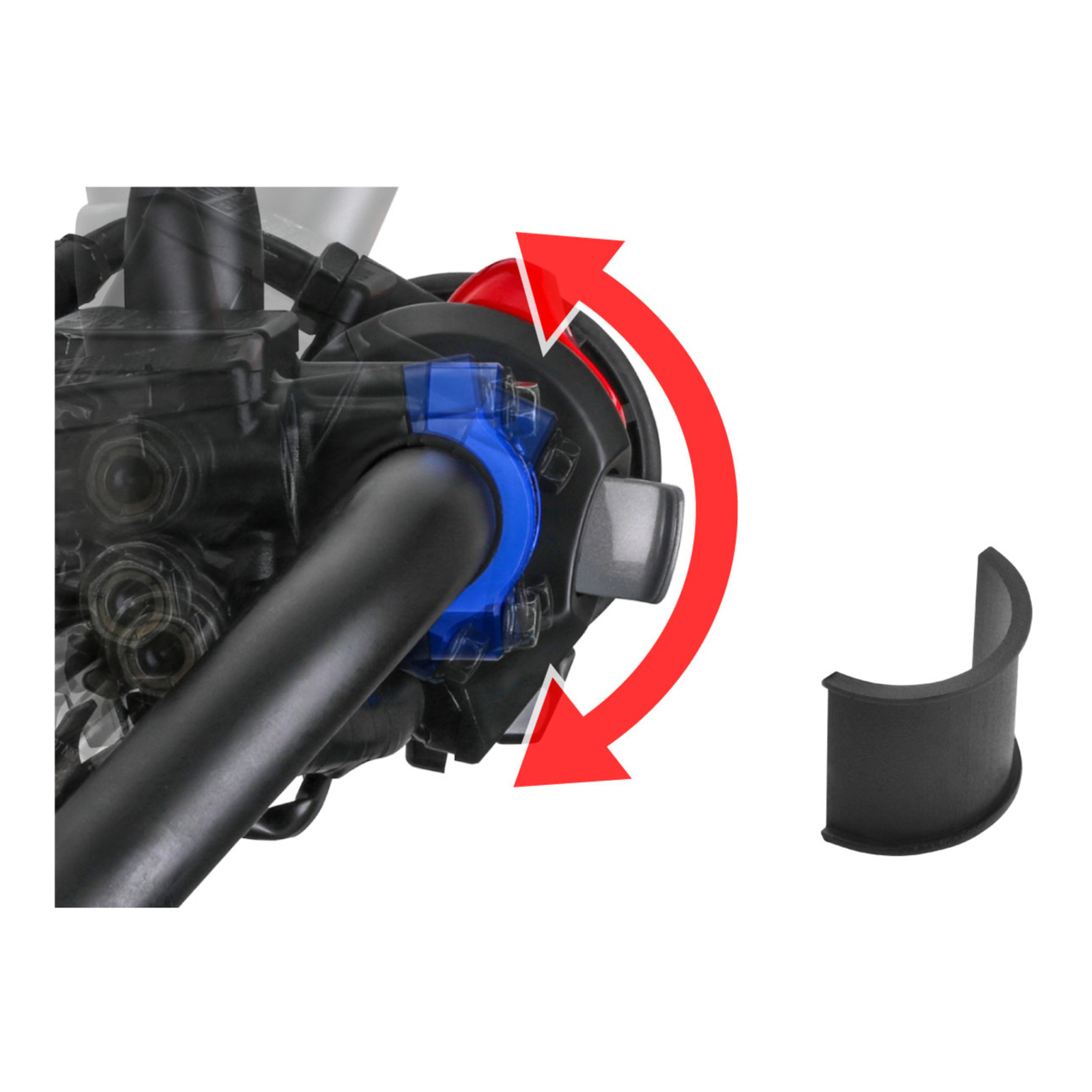 Zeta Rotating Bar Clamp Brake - Black - Image 6