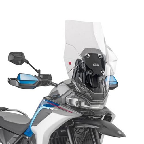 GIVI SCREEN CF MOTO 800 MT-X '25-> CLEAR 55.5x48cm - 17cm TALLER